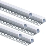Besseto Plaster-in Led Channel 6 Pack 6.6ft/2 Meter Trim Edge Tile Strip. Fixed Price $120.83.