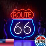 Historic Route 66 Dimmable Led Neon Sign - Wall Decor. Fixed Price $57.40.