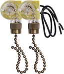 Ceiling Fan Light Switch Zing Ear Ze-109 4 X 1.6 0.4 Inches, Bronze. Fixed Price $10.28.