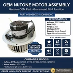 Oem Genuine Nutone 0696b000 S0696b000 Motor Assembly Qt100 Qt110 Qt9093 Ja2c394n. Fixed Price $93.00.