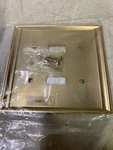 Amerock Bp36501bbz Gold 2-gang Toggle Wall Plate (1-pack). Fixed Price $10.68.