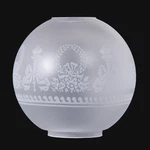 B&p Lamp 9" Diameter, Ball Shade With Etched Filigree Design. Fixed Price $137.25.