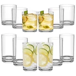 R Lw Y Rlwy Acrylic Plastic Drinking Glasses Set Of 12 - Unbreakable Tumblers. Fixed Price $56.77.