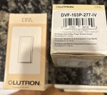 Lutron Dvf-103p-277-iv Diva 277v / 6a Fluorescent 3-wire Hilume Led 3-way Dimmer. Fixed Price $50.00.