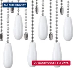 Dayone Ceiling Fan Chain Pulls White Wooden Pull Extension For Lig. Fixed Price $16.29.