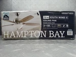 Hampton Bay Southwind Ii 52in Indoor Led Brushed Nickel Ceiling Fan. Fixed Price $62.99.