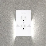 4pack Wall Outlet Plate Led Night Light Sensor Inductive No Wire/battery Needed. Fixed Price $25.99.