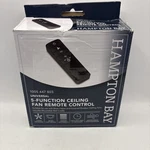 Hampton Bay 1005 447 803 Black 5-functions Universal Ceiling Fan Remote Control. Fixed Price $34.99.