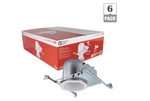 Commercial Electric 6 In. White Recessed Can Lighting Housings And Trims 6-pk. Fixed Price $74.90.