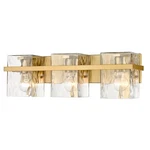Z-lite Bennington 3 Light Vanity, Modern Gold/clear - 1938-3v-mgld. Fixed Price $314.50.