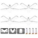Led Garage Lights 4 Pack, Coomoors 80w Shop Light, 8000lm 6500k E26/e27 G.... Fixed Price $64.04.