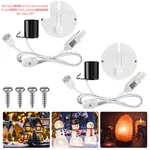 Meonum 2 Set Blow Mold Light Kit Replacement, E27 E26 Single White Black. Fixed Price $23.99.