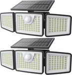 Daphino 2500lm Solar Lights Outdoor With Motion Sensor,3 Head 270 Wide Angle.... Fixed Price $32.91.