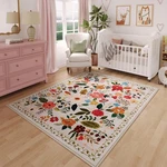 Rugcomf Area Rug 4x6 Washable Boho Rugs Non 4' X 6' (rectangular), Beige. Fixed Price $56.17.