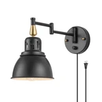 Trlife Dimmable Swing Arm Wall Lights With Plug In 1 Pack - Dimmable, Black. Fixed Price $41.38.