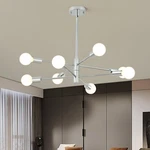 Hhr Modern 8-light Sputnik Chandelier, Chrome Adjustable Ceiling Light Fixture. Fixed Price $61.19.