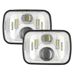 Auxbeam 5x7 Led Headlights, 110w 7x6 Headlight With High Low Beam, Dot Ap.... Fixed Price $164.75.