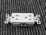(qty 10) Legrand Outlet White 15a 125v Torque 14-16 In-lb Copper Wire Heavy Duty. Fixed Price $24.58.