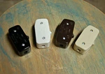 Inline Cord Switch - Leviton Rocker Style Feed Thru Switch, Lamp Wire Fans Light. Fixed Price $5.45.
