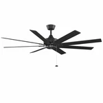 Fanimation Levon 63" 8 Blade Fansync Compatible Energy Star - Black. Fixed Price $439.98.