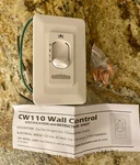 Fanimation Controls - Cw10wh Three Speed Ceiling Fan Control. Fixed Price $38.95.