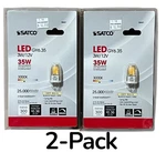 Satco S8601 3w 12v Jc Led Gy 6.35 Bi-pin Base 3000k Soft White ( 2 Pack ) New. Fixed Price $25.99.