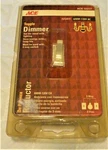 Lot Of 2 Ace Toggle 3 Way Light Control Dimmer Ivory 600w-120v 6443v-k. Fixed Price $13.99.