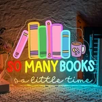 Vvyxx So Many Books A Little Time Neon Sign Reading Corner For Kids Reader. Fixed Price $43.64.