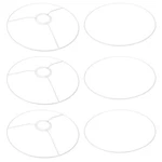 3pcs 10" E26 E27 Lamp Shade Ring Frame Lampshade Holder Wire Drum. Fixed Price $19.65.