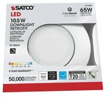 Satco S11824 10.5w Led Directional Retrofit Downlight, 5-6", Gimbal. Fixed Price $26.95.