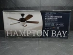 Hampton Bay Wellston Ii 44 In. Indoor Led Bronze Dry Rated Downrod Ceiling Fan. Fixed Price $59.99.