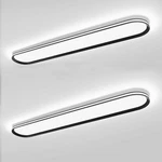 Adisun 39.4" Linear Led Ceiling Light 2-pack 65w Dimmable Remote Flush Ob. Fixed Price $94.99.