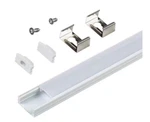 Armacost Lightingsurface Mount Silver Tape Light Channel Led Mounting 5pk. Fixed Price $33.99.