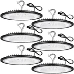 Yanycn 6 Pack 150w Ufo Led High Bay Light Fixture5000k Daylight Commercial Shop. Fixed Price $160.87.