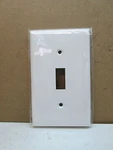 10-pack Single One 1 Gang Unbreakable Toggle Light Switch Cover Wall Plate White. Fixed Price $9.99.