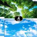 Aheroi 4-pack Fluorescent Magnetic Light Covers - Mix 4 Pack, Style 4pcs. Fixed Price $30.52.