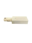 Elco Lighting Ep801w White Live End Connector For 1 Circuit Track To Start A Run. Fixed Price $9.00.