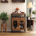 X-cosrack Wine Bar Rack Cabinet With Detachable Rack, Coffee Cabinet.... Fixed Price $145.69.