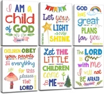 Waltsom Framed Bible Verse Wall Decorations For Classroom Nursery Bedroom 11x14. Fixed Price $49.99.