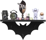 Bat Shelf Floating Shelves For Wall,15.5 Inch Wall With 3 Key Hooks,black. Fixed Price $24.02.