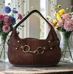 Vintage Y2k Era Hobo Coach Womens Ergo Hampton Shoulder Bag Leather. Fixed Price $219.88.