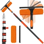 26ft High Window Cleaning Kit With Pole,2 In 1 Squeegee,520ft Professi.... Fixed Price $81.58.