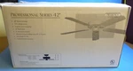 Regency Professional Series 42" 5 Blade Ceiling Fan, Appliance White Pw42-aw. Fixed Price $109.00.