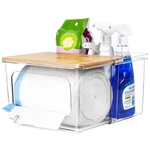 Trash Bag Dispenser Holder - 2 In 1 Clear Acrylic Plastic Garbage Bags Contai.... Fixed Price $50.44.