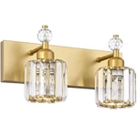 Presde 2 Crystal Bathroom Lights Fixtures Modern Gold Vanity. Fixed Price $97.60.