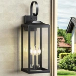 Yolsunes 24" Extra Large Outdoor Wall Light For House, Black 3-light Waterproof. Fixed Price $95.99.