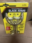 Fantec Universal Ceiling Fan Blade Arms With Screws 52" Bright Brass 4 Piece Set. Fixed Price $21.24.