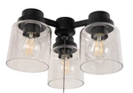 Flat Black Led Ceiling Fan Light Kit From The Kit-armed Collection. Fixed Price $142.00.