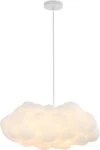 Jonathan Y 23" White 2-light Silk Cloud Pendant Hanging Ceiling Fixture Jyl9073a. Fixed Price $109.00.