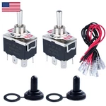 Dmwd 2pcs Heavy Duty Rocker Toggle Switch 0-250v 15a Dpdt 6 Pins 3 Positions. Fixed Price $19.29.